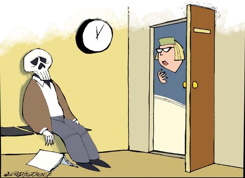 Waiting for the doctor