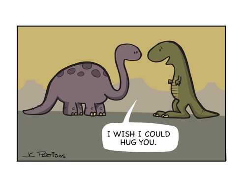 "I wish I could hug you."
