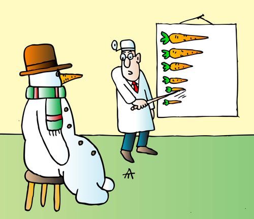 Snowman's Eye Test