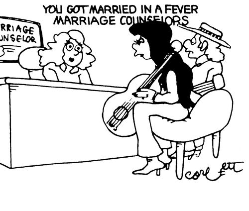 YOU got Married in a Fever Marriage Counselors