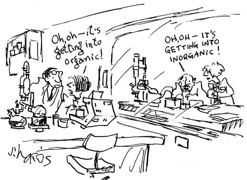 "Oh, oh - it's getting into organic."