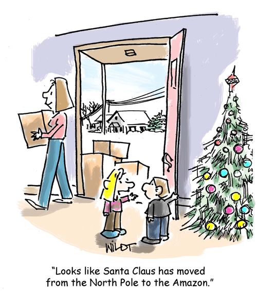 "Looks like Santa Claus has moved from the North Pole to the Amazon."