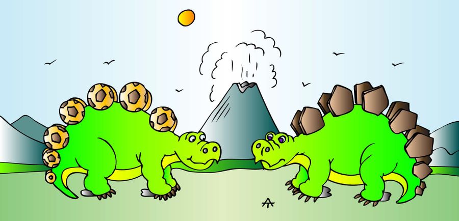 Football Dinosaur