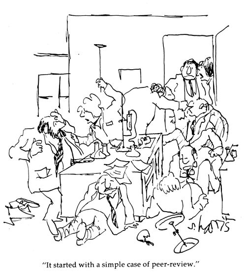 "It started with a simple case of peer-review."