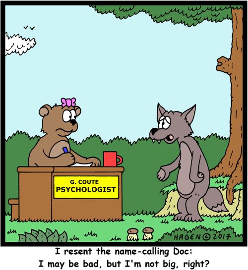 "I resent the name-calling Doc: I may be bad, but I'm not big, right?"