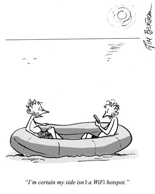 "I'm certain my side isn't a WiFi hotspot."