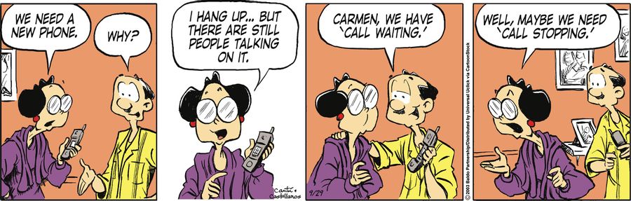 "We need a new phone."