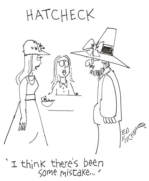 Hatcheck: "I think there's been some mistake..."