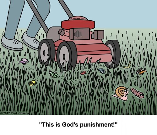 "This is God's punishment!"
