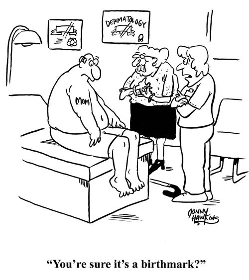 "You're sure it's a birthmark?"