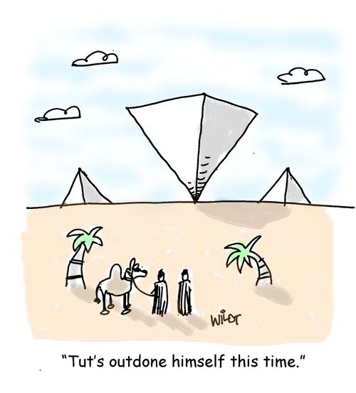 "Tut's outdone himself this time."