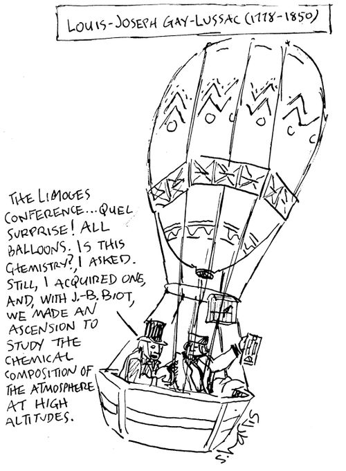 Louis-Joseph Gay-Lussac: 'The Limoges conference...study the chemical composition of the atmosphere at high altitudes."