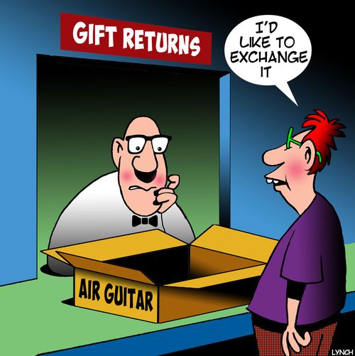 "I'd like to exchange it."