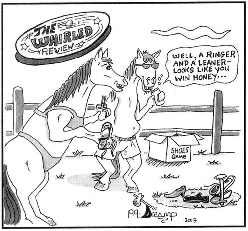 "Well, a ringer and a laner - looks like you win honey..."
