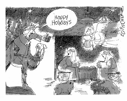 "Happy Holidays."