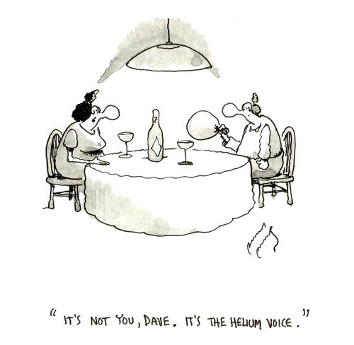 "It's not you, Dave. It's the helium voice."