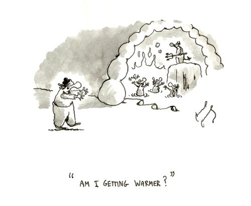 "Am I getting warmer?"
