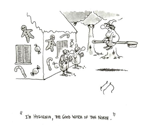 "I'm Hygienia, the good witch of the north."