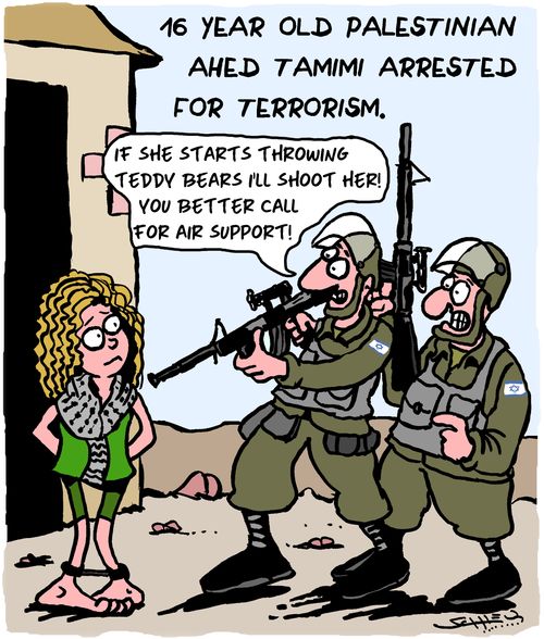 16 Year Old Palestinian Ahed Tamimi Arrested for Terrorism