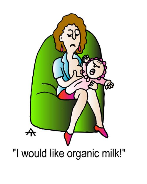 "I would like organic milk!"