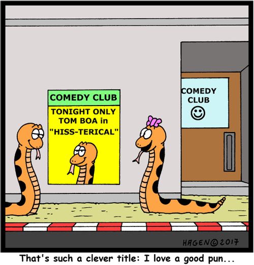 "That's such a clever title: I love a good pun..."