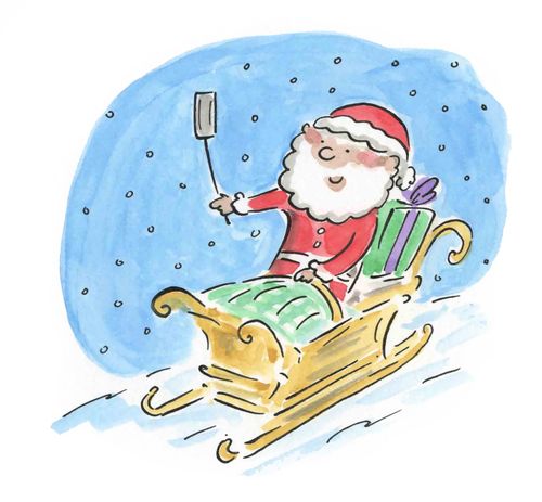 Santa Selfie Stick