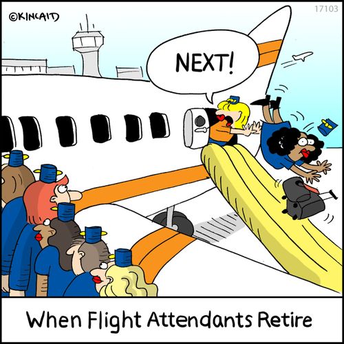 When Flight Attendants Retire