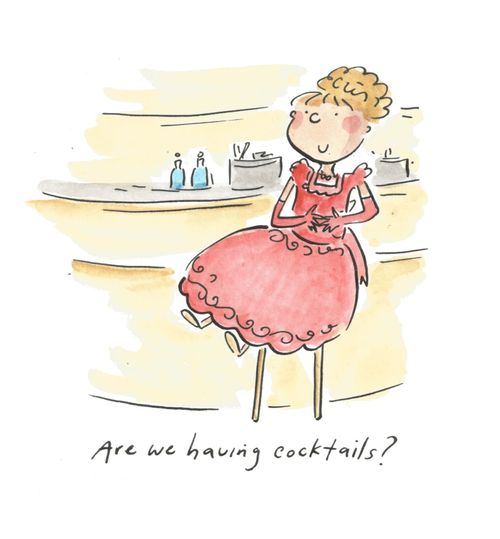 Are we having cocktails?