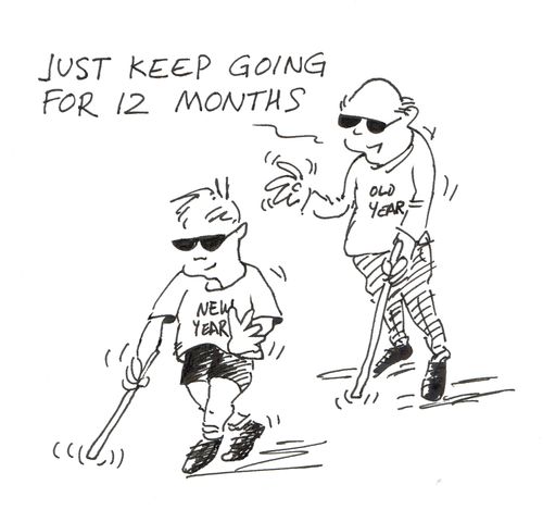 "Just keep going for 12 months."