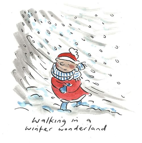 Walking in a winter wonderland