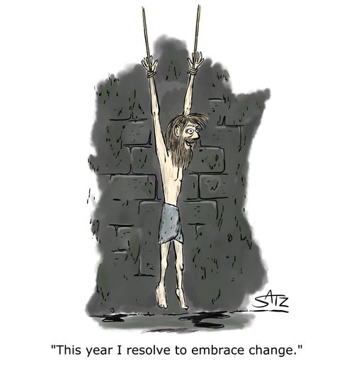 "This year I resolve to embrace change."