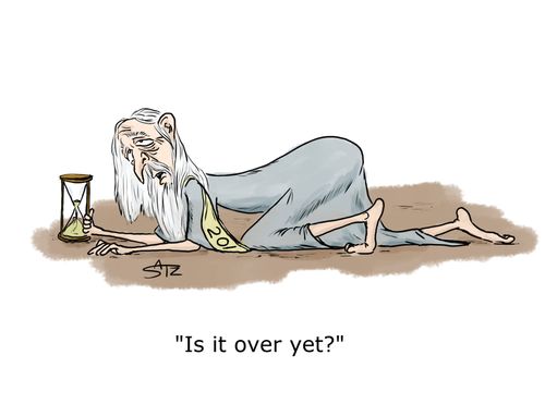 "Is it over yet?"
