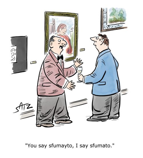 "You say sfumayto, I say sfumato."