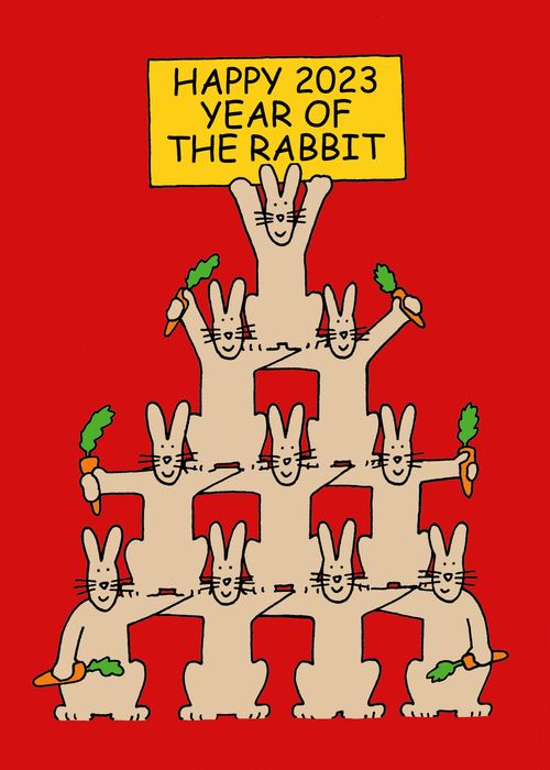 Happy 2023 Chinese New Year of the Rabbit 