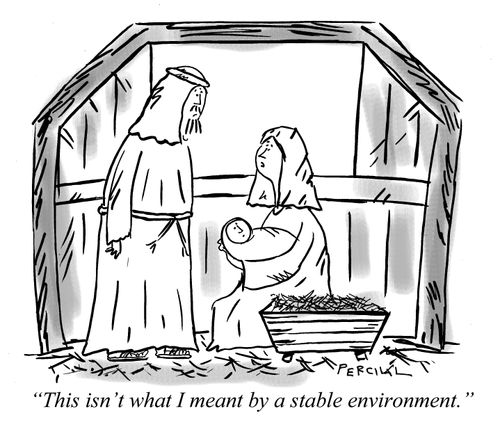 "This isn't what I meant by a stable environment."