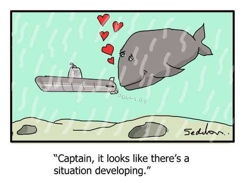 "Captain, it looks like there`s a situation developing."