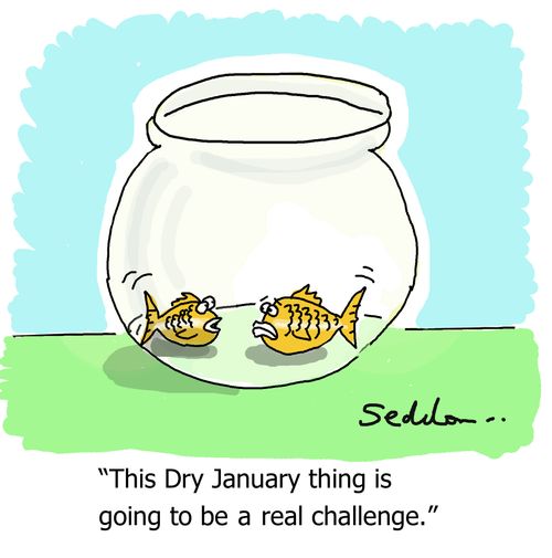 "This Dry January thing is going to be a real challenge."