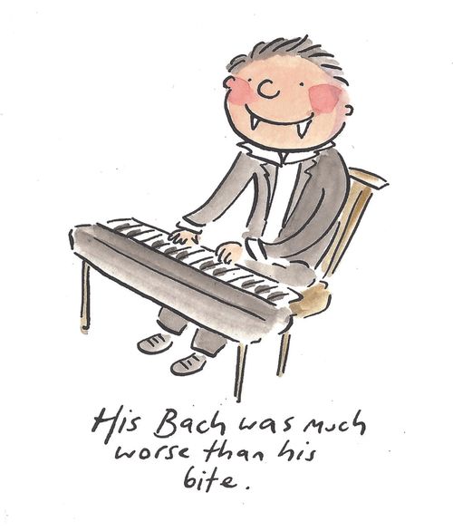His Bach was worse than his bite.