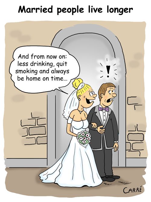 Married people live longer
