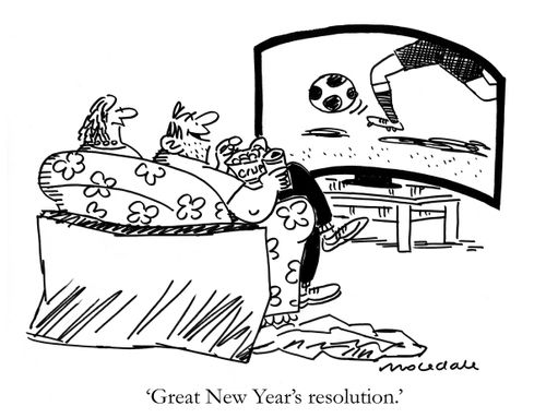 "Great New Year's resolution."