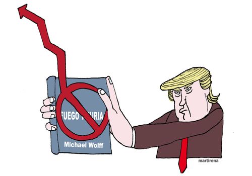 Trump's failed attempts to stop the publishing of Wolff's book.