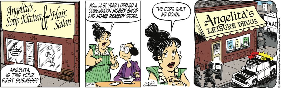 "No... Last year I opened a combination hobby shop and home remedy store. The cops shut me down."