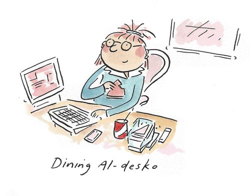 Dining Al-desko