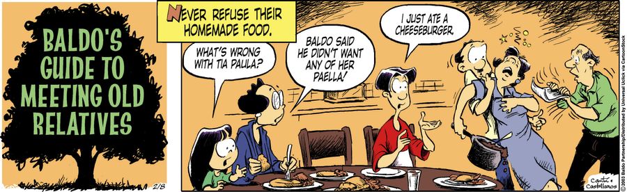 Never refuse their homemade food.