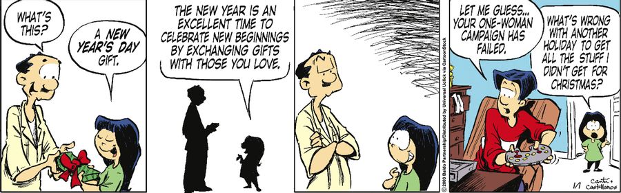 "The new year is an excellent time to celebrate new beginnings by exchanging gifts with those you love."