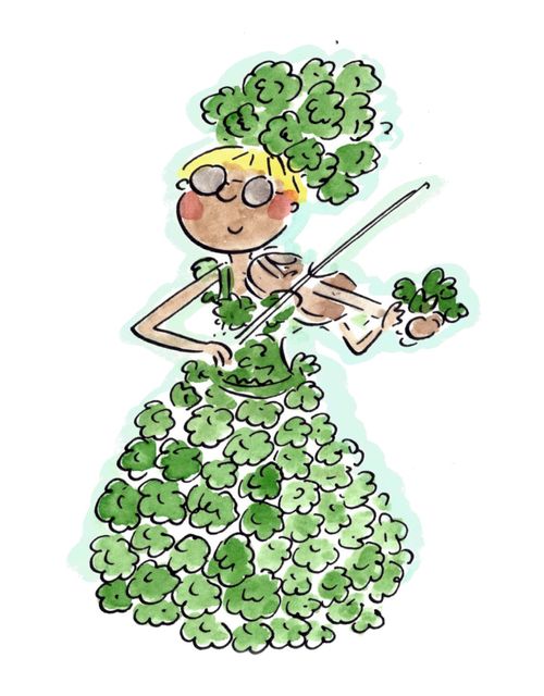 Botanical violinist