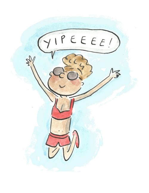 "Yipeee!"