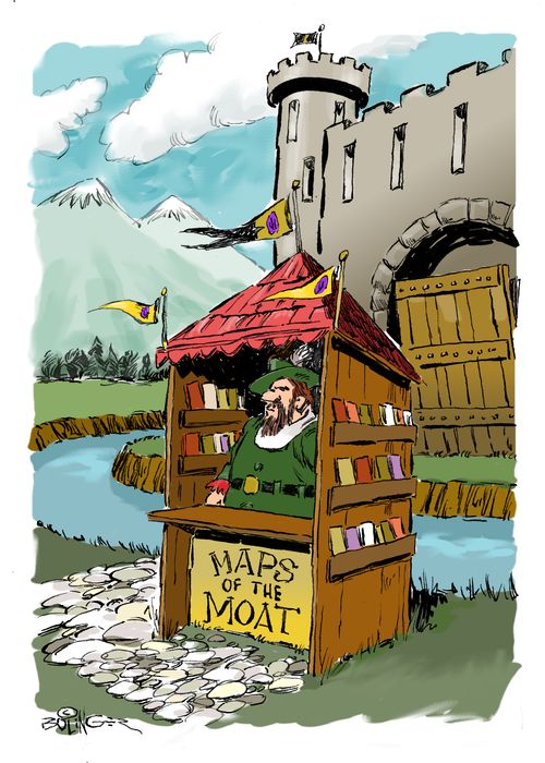 Maps of the moat