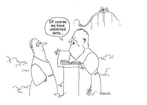"Of course we have unlimited data..." 
