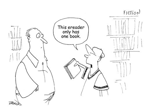 "This ereader only has one book." 